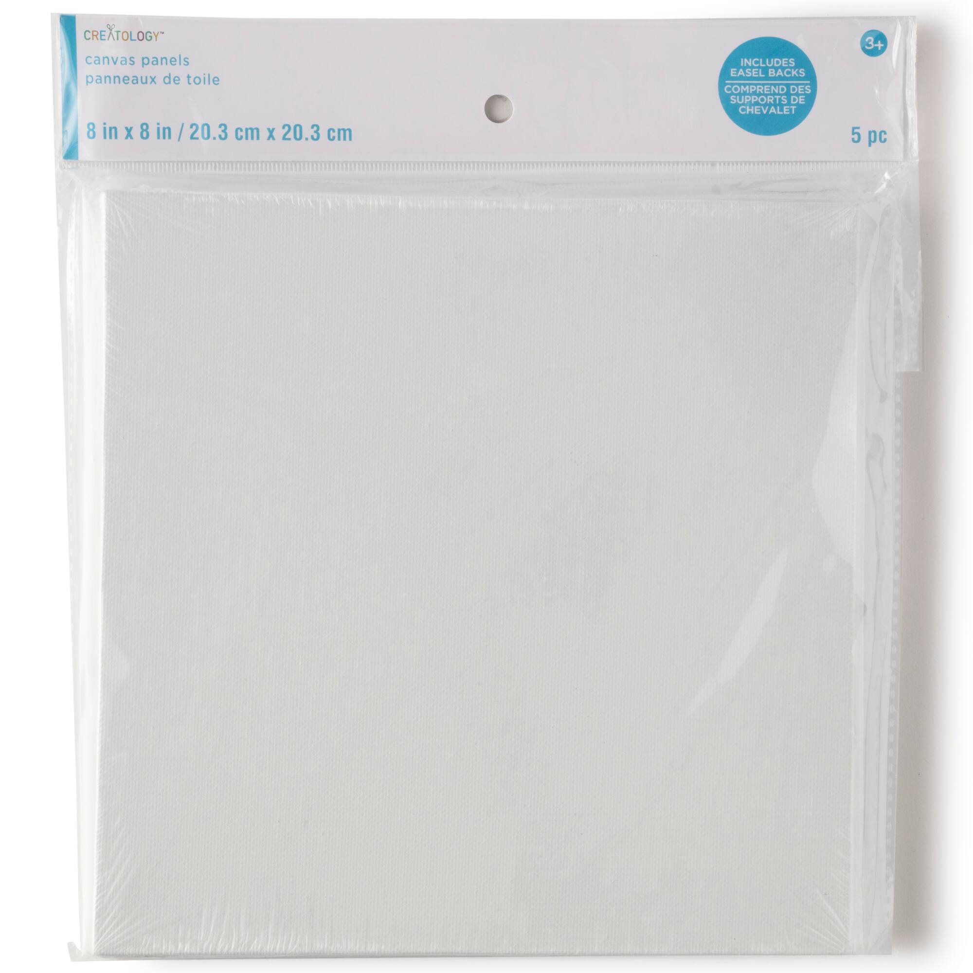 5 Pack 8" x 8" Canvas Panel by Creatology™